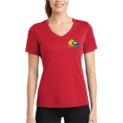 Sport Tek Ladies PosiCharge Competitor V Neck Tee Thumbnail
