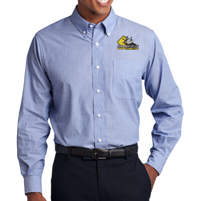 Port Authority Tall Crosshatch Easy Care Shirt Thumbnail