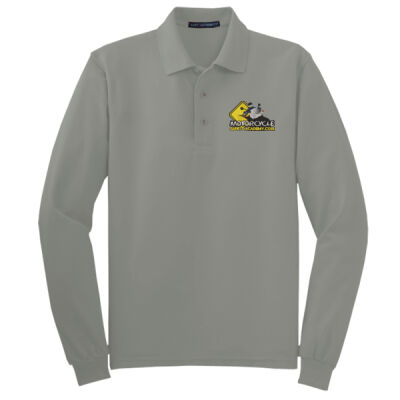 Port Authority Tall Silk Touch Long Sleeve Polo Thumbnail