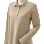 PAMSA Devon & Jones  Ladies’  Pima Piqué Long-Sleeve Polo Thumbnail